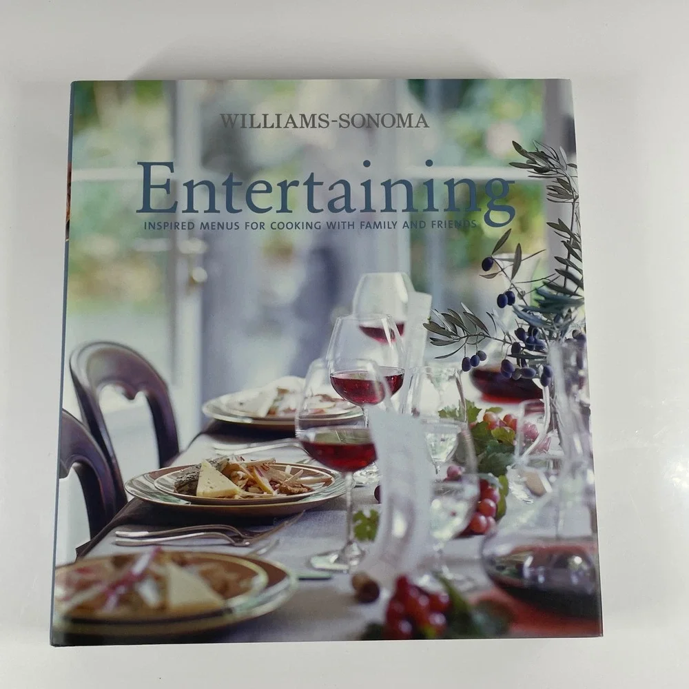 Williams-Sonoma Entertaining Inspired Menus Cooking Family Friends Cookbook 2004